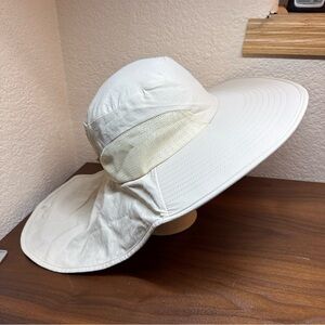 Camptrace Camping Fishing Sun Protection Hat W/ Neck  Cover Shade Tan Adjustable